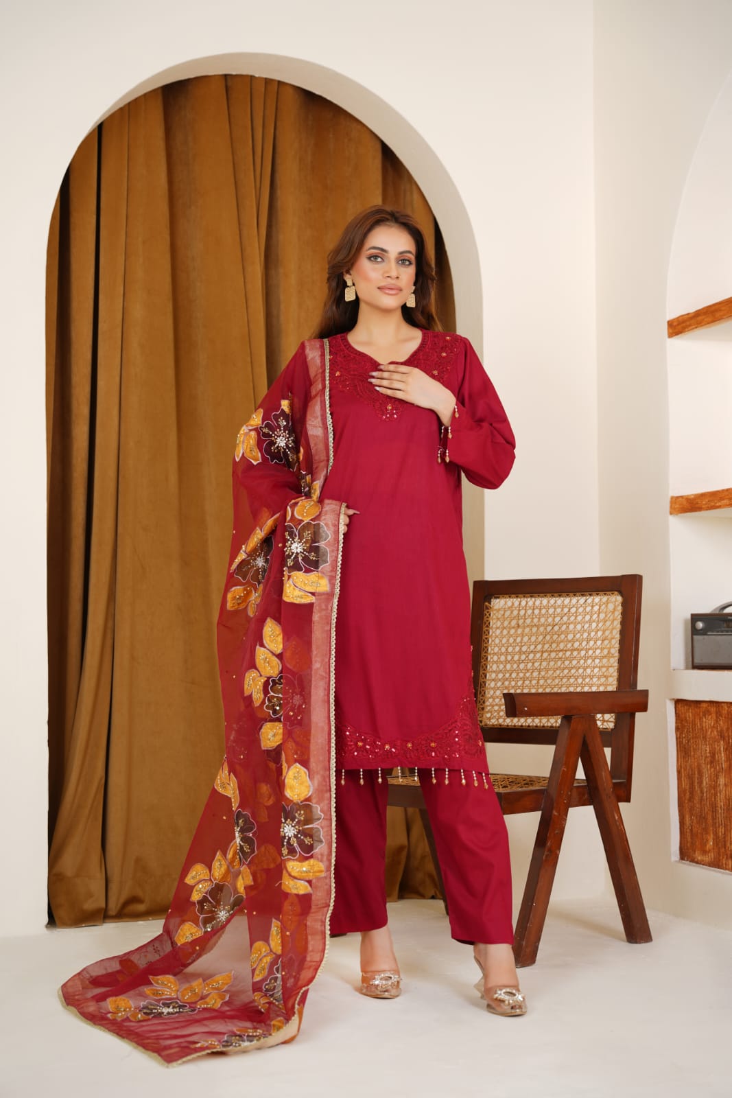Faiqa Collection  Premium Lawn & Organza Wear
