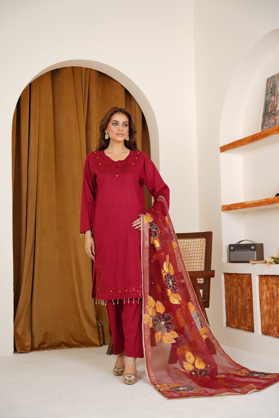 Faiqa Collection  Premium Lawn & Organza Wear