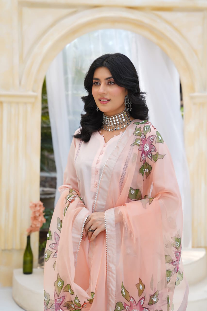 Faiqa Collection Premium Lawn & Organza Wear